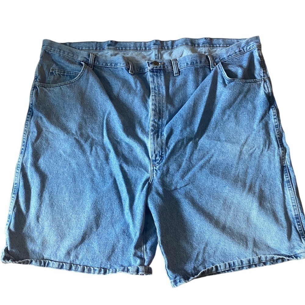 Wranglers Plus Size Mens Retro Style Light wash Denim Shorts (unisex)